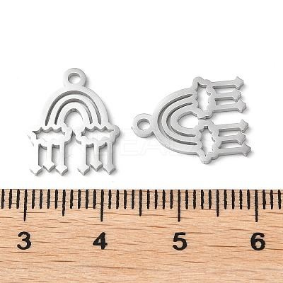 Non-Tarnish 304 Stainless Steel Pendants STAS-Q303-19P-1