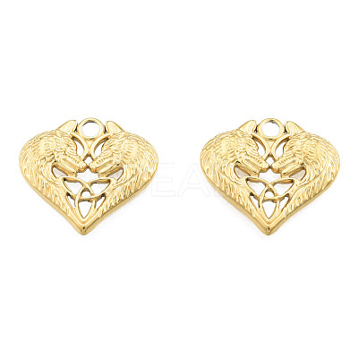 Ion Plating(IP) 201 Stainless Steel Pendants X-STAS-N098-241LG-1