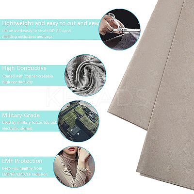 EMF Protection Fabric AJEW-WH0314-712C-01-1