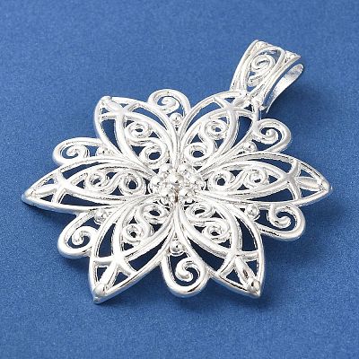 Tibetan Style Alloy Focal Pendants TIBEP-LF9727Y-S-FF-1