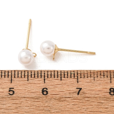 304 Stainless Steel Stud Earring Findings STAS-WH0029-02A-01-1