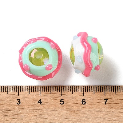 Opaque Acrylic Beads ACRC-H001-01C-1
