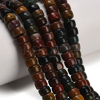 Natural Ocean Jasper Beads Strands GG-CBA792A-G04-4x7mm-1