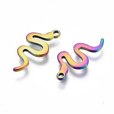 Ion Plating(IP) 201 Stainless Steel Charms LS-STAS-S119-138-1