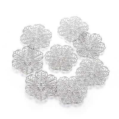 Non-Tarnish 304 Stainless Steel Filigree Joiners LS-X-STAS-G192-15P-1