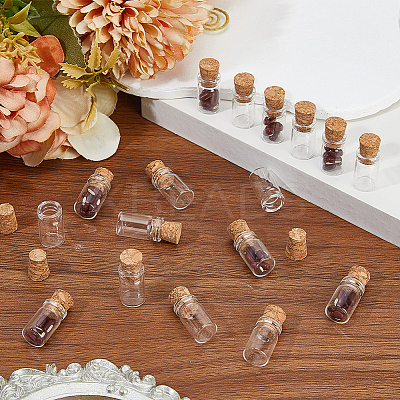 100Pcs Mini Tube Glass Wishing Bottles AJEW-CP0009-88-1
