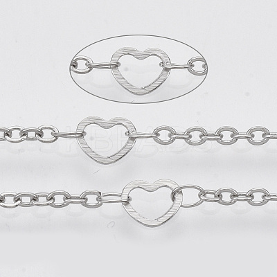 Tarnish Resistant 304 Stainless Steel Cable Chains STAS-R100-12-1