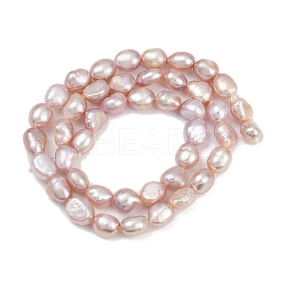 Natural Cultured Freshwater Pearl Beads Strands PEAR-P064-20J-05D-1