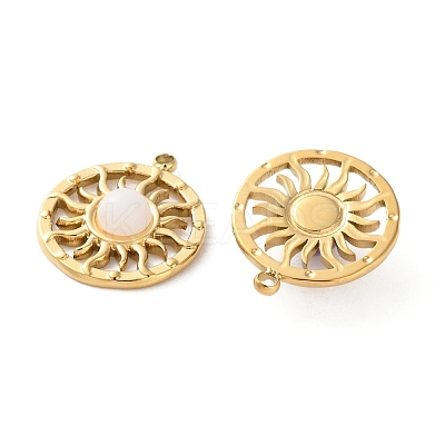 Ion Plating(IP) 304 Stainless Steel Charms STAS-C114-15G-1