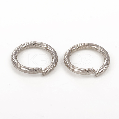 Non-Tarnish 304 Stainless Steel Open Jump Rings X-STAS-G224-23P-01-1