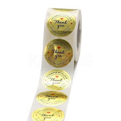 1.5 Inch Thank You Stickers DIY-G021-12C-1