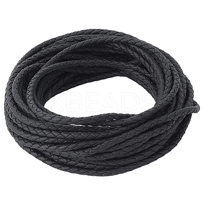 10M Round Imitation Leather Braided Cord WL-GF0001-32A-05-1