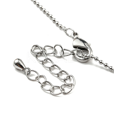 Brass Ball Chain Necklaces Making MAK-L025-01P-1