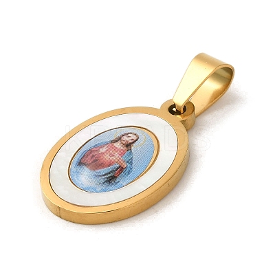 Ion Plating(IP) 304 Stainless Steel Pendants STAS-C103-03G-01-1