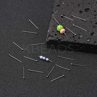Non-Tarnish 304 Stainless Steel Ball Head pins X-STAS-R015-20mm-1
