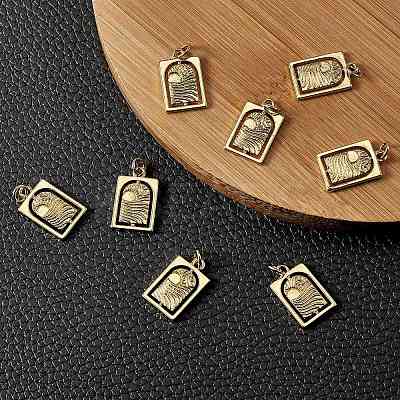 10Pcs Brass Pendants KK-SZ0004-52-1