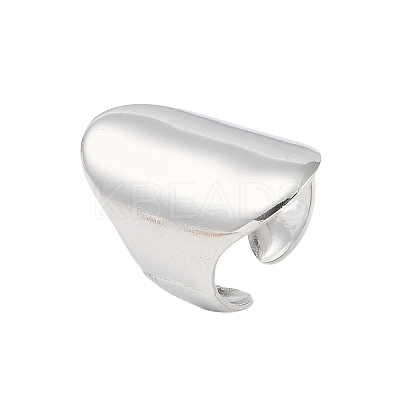 Non-Tarnish 304 Stainless Steel Open Cuff Rings LS-RJEW-C095-05P-1