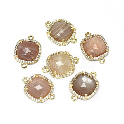 Natural Sunstone Links connectors G-L514-019I-1