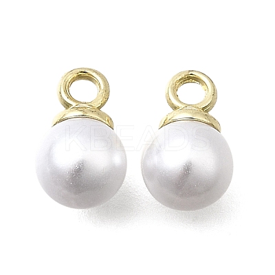 ABS Plastic Imitation Pearl Pendants FIND-H052-01B-04G-1
