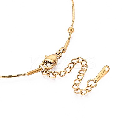 1MM 304 Stainless Steel Satellite Chain Necklaces NJEW-N058-07B-G-1