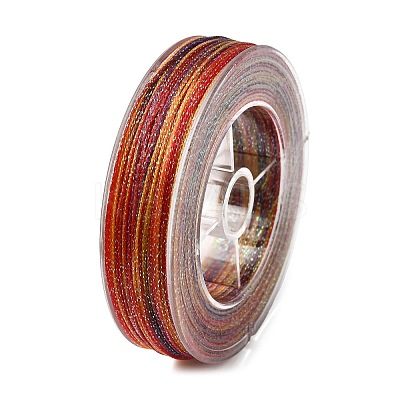 30M Gradient Color Round PET Waxed Thread OCOR-F018-02H-1