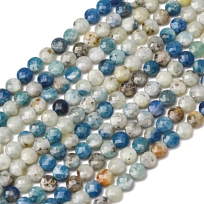 Natural Blue Azurite Beads Strands GG-CBA9631-D15-01-1