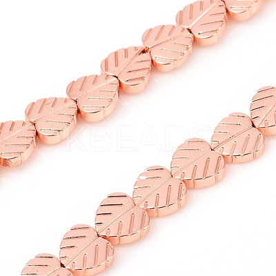 Electroplated Non-magnetic Synthetic Hematite Beads Strands G-F682-08-RG-1