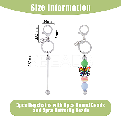 DIY Keychain Making Kit DIY-FH0005-87-1