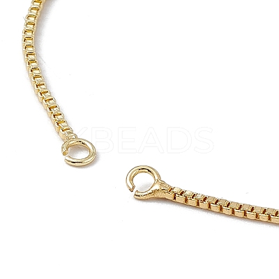 Brass Box Chains Slider Bracelet Makings KK-E068-VD012-2-1