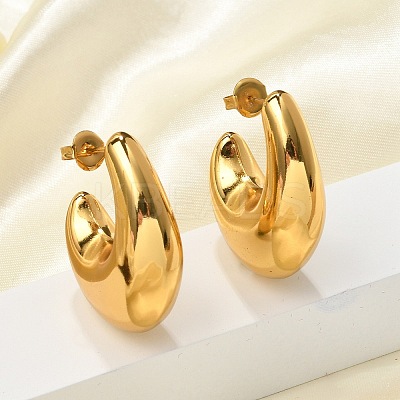 304 Stainless Steel Stud Earrings EJEW-Q011-09G-1