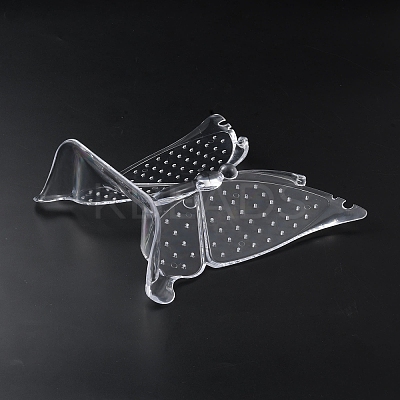 Transparent Acrylic Earring Display Stands EDIS-WH0016-042-1