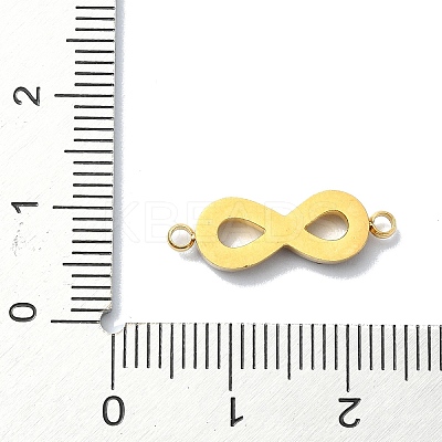 Ion Plating(IP) 304 Stainless Steel Crystal Rhinestone Connector Charms STAS-Z065-01G-1