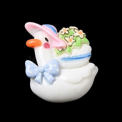 Opaque Cartoon Resin Cabochons CRES-D027-01G-1