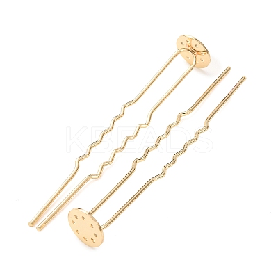 Brass Hair Fork Findings KK-H298-02A-1