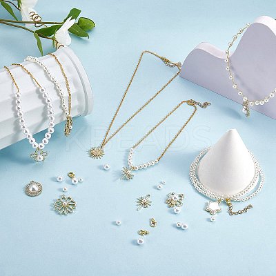DIY Imitation Pendant Necklace Making Kit DIY-SZ0009-24-1