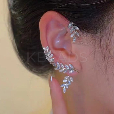 Alloy Rhinestone Cuff Earrings FS-WGFB378-13-1