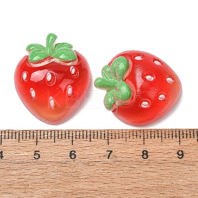 Fruit Theme Opaque Resin Imitation Food Cabochons RE-CBA49A8-03-1