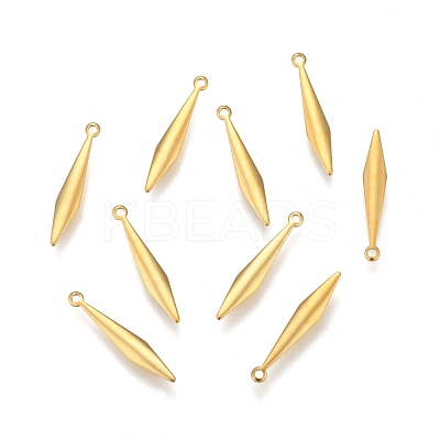 316 Surgical Stainless Steel Pendants STAS-P198-04G-1
