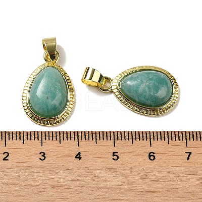 Natural Amazonite Pendants G-M405-05G-05-1