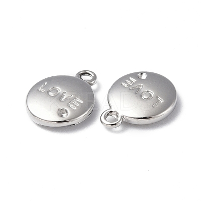 Tarnish Resistant 304 Stainless Steel Pendant Rhinestone Settings STAS-C066-29P-1