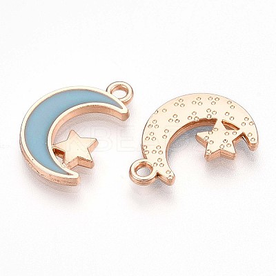Alloy Enamel Pendants ENAM-T022-09A-1