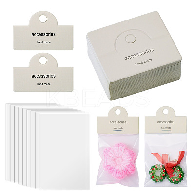 100Pcs Rectangle Clear Polypropylene Cellophane Bags CDIS-TA0001-39-1