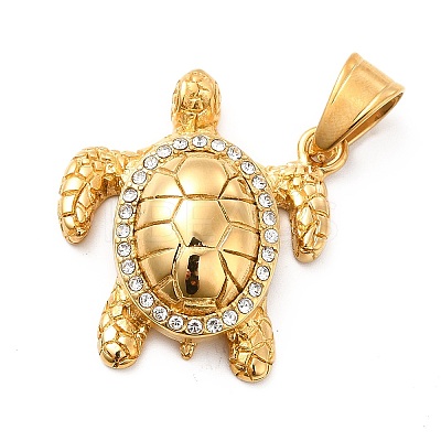 304 Stainless Steel Pendants STAS-K243-09G-1