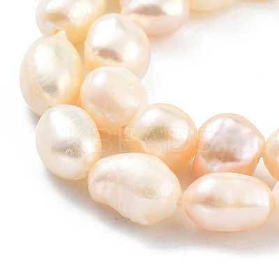 Natural Cultured Freshwater Pearl Beads Strands PEAR-P062-28E-1