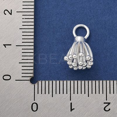 925 Sterling Silver Dandelion Flower Charms STER-D300-25S-1