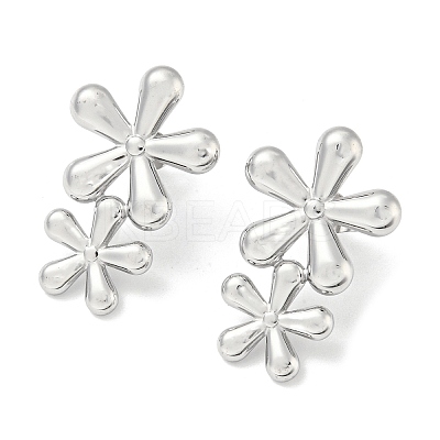 Non-Tarnish 304 Stainless Steel Stud Earrings EJEW-R157-13P-1