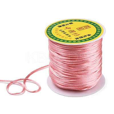 Nylon Satin Rattail Cords NWIR-R025-1.0mm-182-1