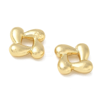 Brass European Beads KK-CBAFC6C-04G-1