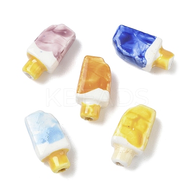 Handmade Porcelain Beads PORC-K003-07-1