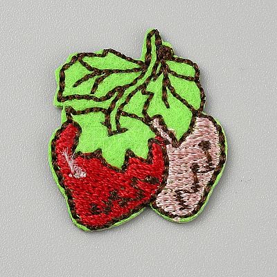 Polyester Iron on/Sew On Patches PATC-WH0007-89A-1